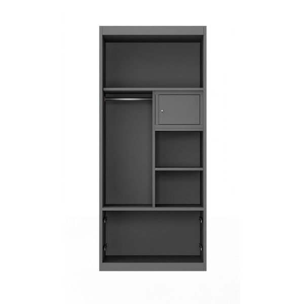 Metal Cabinet Wardrobe – LT-0251-WD