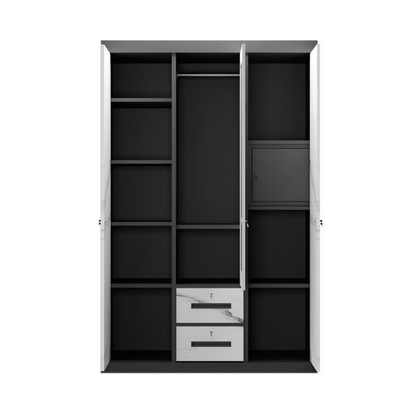 Metal Cabinet Wardrobe – LT-0253-WD