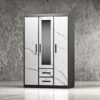 Metal Cabinet Wardrobe – LT-0253-WD
