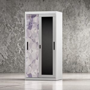 Metal Cabinet Wardrobe – LT-0293-WD