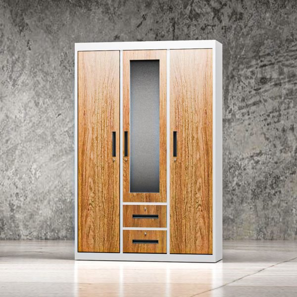Metal Cabinet Wardrobe – LT-0294-WD