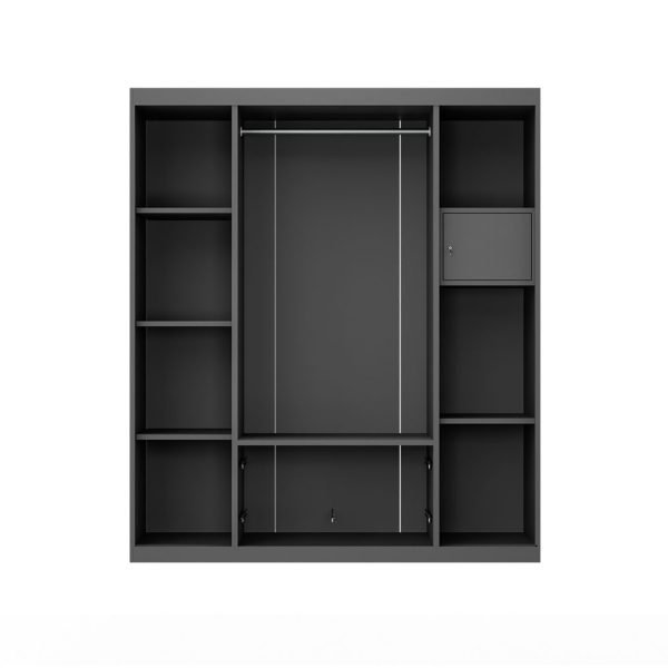 Metal Cabinet Wardrobe – LT-0296-WD