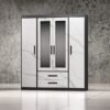 Metal Cabinet Wardrobe – LT-0296-WD