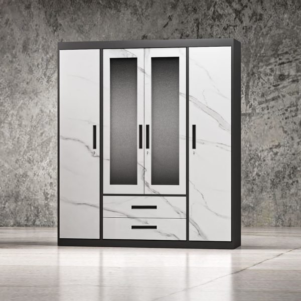Metal Cabinet Wardrobe – LT-0296-WD