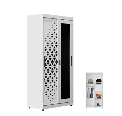 LT-0215 Metal Cabinet Wardrobe – LT-0215