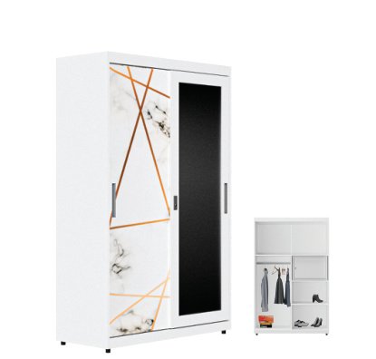 Metal Cabinet Wardrobe – LT-0218