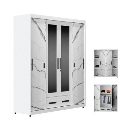 LT-0221 Metal Cabinet Wardrobe – LT-0221