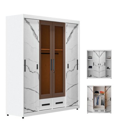 LT-0222 Metal Cabinet Wardrobe – LT-0222