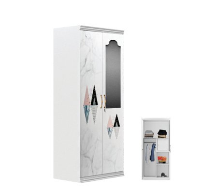 Metal Cabinet Wardrobe – LT-0228